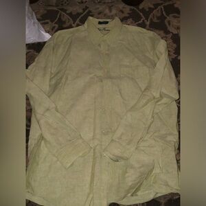 🍀LINEN BUTTON UP🍀